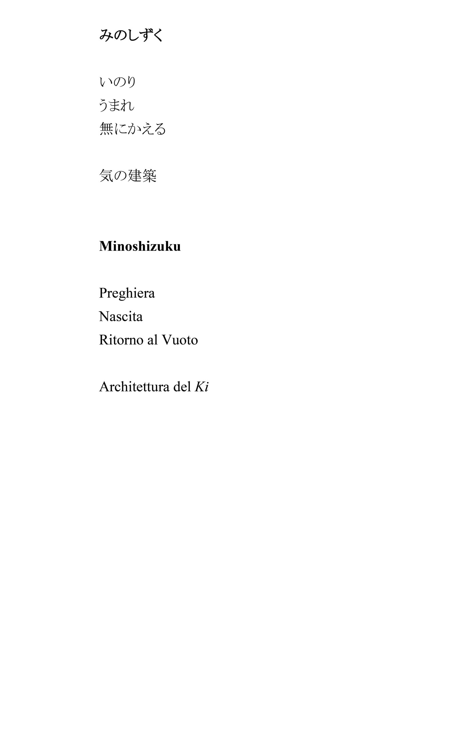 statement of Minoshizuku.it